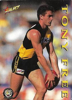 1995 Select AFL #132 Tony Free Front
